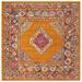 Orange/Pink 79 x 0.375 in Area Rug - Mistana™ Christa Southwestern Orange/Fuchsia Area Rug Polypropylene | 79 W x 0.375 D in | Wayfair