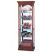 Darby Home Co Brickey Curio Cabinet Wood/Glass in Brown/Red | 76 H x 27 W x 13.5 D in | Wayfair 0572DF2D611E47B2934DAE53702223C4