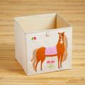 Wildkin Horses Fabric Storage Cube Fabric in Brown | 13 H x 13 W x 13 D in | Wayfair 681708