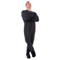 Big Feet PJs Navy Blue Micro-Polar Fleece Adult Footed Pyjamas (202) (X-Large)
