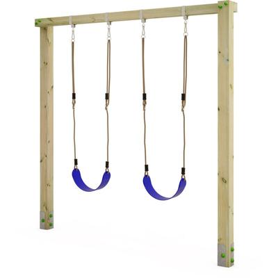 Schaukelgestell Kinderschaukel Aero Star Schaukel, Schaukelgerüst, Doppelschaukel, Holzschaukel Image