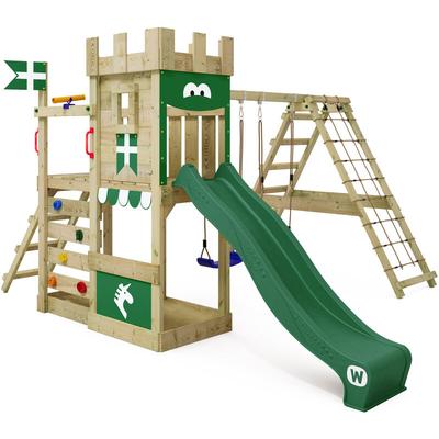Spielturm Ritterburg DragonFlyer mit Schaukel & Rutsche, Spielhaus mit Sandkasten, Kletterleiter & Image