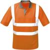 elysee Warnschutz Polo-Shirt »DIEGO« Klasse 2 Größe L orange