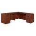 "Legacy 71"" Double Full Pedestal Left Corner Credenza in Cherry - Regency LLDCLFP712447CH"