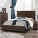 Wrought Studio™ Tews Low Profile Platform Bed Wood in Brown | 57 H x 64 W x 87 D in | Wayfair D238F92F271B4AFABED21E2F20EE44C0