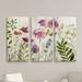 Ophelia & Co. Meadow Flowers II - 3 Piece Multi-Piece Image on Canvas Canvas, Solid Wood in White | 24 H x 36 W x 1.5 D in | Wayfair