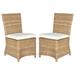 Highland Dunes Willow Side Chair in Natural Wicker/Rattan in Brown | 38.58 H x 20.47 W x 25.98 D in | Wayfair C5CE4EEADE2749979C930A94B5E1C3A3