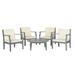 Anaheim 5 Pc Coffee Set in Ash Grey/Beige - Safavieh PAT6718B