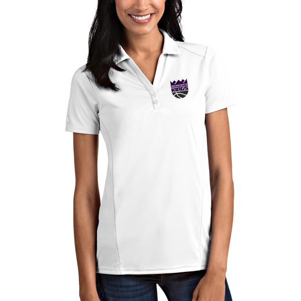 womens-antigua-white-sacramento-kings-tribute-polo/