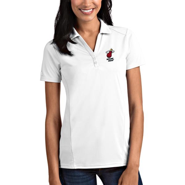 womens-antigua-white-miami-heat-tribute-polo/