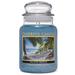A Cheerful Candle LLC Island Breeze Scented Jar Candle Paraffin in Blue | 7 H x 4 W x 4 D in | Wayfair CC28