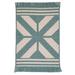 Blue/Green 84 x 0.5 in Area Rug - Union Rustic Drubin Wool Blend Reversible Area Rug - Teal Polypropylene/Wool | 84 W x 0.5 D in | Wayfair