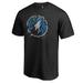 Men's Fanatics Branded Black Minnesota Timberwolves Splatter Logo T-Shirt