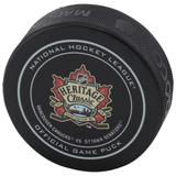 Ottawa Senators vs. Vancouver Canucks 2014 NHL Heritage Classic Unsigned Official Game Puck