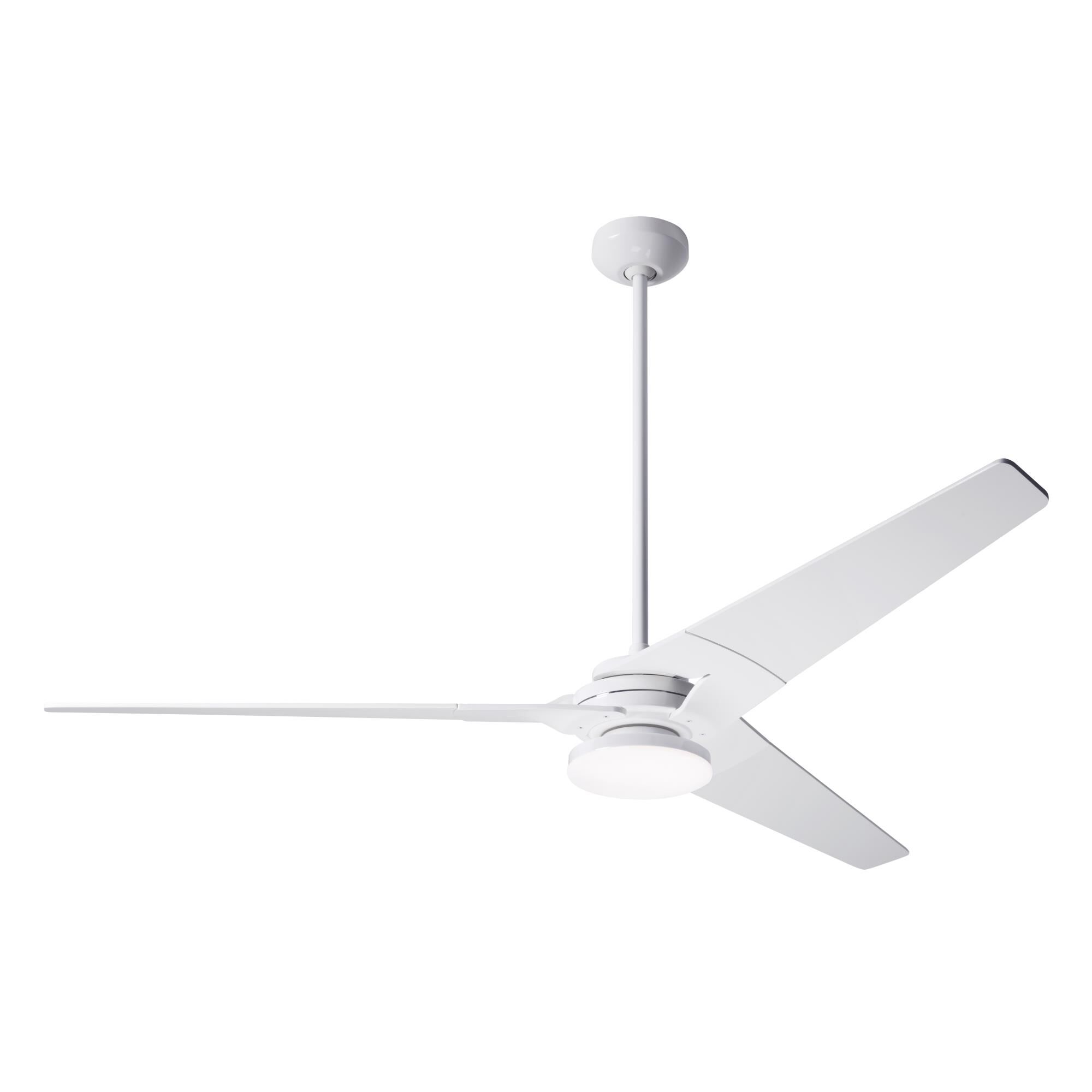 Modern Fan Company Torsion 62 Inch Ceiling Fan with Light Kit - TOR-GW-62-WH-272-004