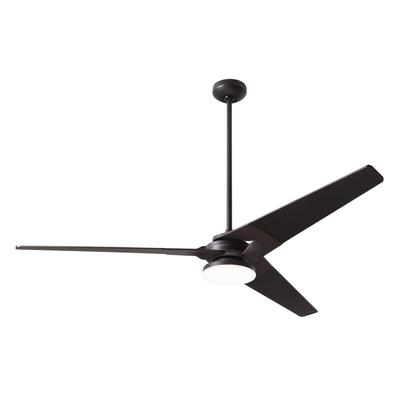 Modern Fan Company Torsion 62 Inch Ceiling Fan with Light Kit - TOR-DB-62-BK-272-004