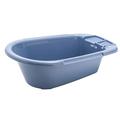 Rotho Babydesign Baby Badewanne, Mit Ablaufstöpsel, 0-12 Monate, Bella Bambina, Cool Blue (Blau)