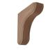 Ekena Millwork Eaton Wood Vintage Decor Bracket Wood in Brown | 5.5 H x 1.75 W x 5.5 D in | Wayfair BKTWD02X06X06EABR