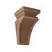 Ekena Millwork Mini Nevio Wood Vintage Decor Corbel Wood in Brown | 6 H x 3.5 W x 3.75 D in | Wayfair CORWD03X03X06NEBR