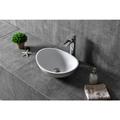 Vasque moderne Lavabo fonte, Lave main à poser sans bonde - 42x34x15cm - TWA29 Sans bonde Pop Up,