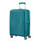 American Tourister Soundbox - Spinner M Erweiterbar Koffer, 67 cm, 81 L, Grün (Jade Green)