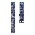 Fitbit Unisex – Erwachsene Inspire HR, Print Accessory Band, Blüten, Large