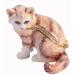 Ciel Collectables Cat Trinket Box Metal/Wire in Brown/Pink | 2 H x 2.25 W x 2 D in | Wayfair 1013425