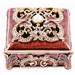 Astoria Grand Jewelry Box Metal in Orange/Red | 1.25 H x 2.5 W x 2.5 D in | Wayfair D9560FD7D61B42A5A41FF2556349BB8B