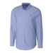 Men's Cutter & Buck Blue New York Giants Big Tall Stretch Oxford Long Sleeve Woven Button-Down Shirt