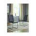 Orren Ellis Howard Side Chair Upholstered/Fabric in Black | 35.75 H x 24 W x 23 D in | Wayfair 8DE0A4F0D24D4B8081BB70F4626E2F78