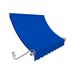 Awntech Concave Window Awning Wood in Blue/White | 22 H x 88.5 W x 36 D in | Wayfair ECH1836-WH-7BB