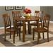 Lark Manor™ Chaffin Drop Leaf Acacia Solid Wood Dining Set Wood in Brown, Size 30.0 H in | Wayfair E0F54422C8D141F291809951FE782B7D