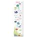 Finny and Zook If You Want to Know How Much We Love You Personalized Growth Chart Canvas in Blue/Red | 39 H x 10 W in | Wayfair gc000148