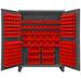 Durham Manufacturing 78" H x 60" W x 24" D Lockable Cabinet in Red | 78 H x 60 W x 24 D in | Wayfair HDC60-198-1795