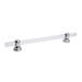 Great Grabz Signature Series Horizon Acrylic Grab Bar Plastic in Gray | 3.15 H in | Wayfair GGHOR42T0002_CH