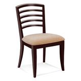 Wade Logan® Ayaina Dining Chair Wood/Upholstered in Brown | 35.25 H x 24 W x 24 D in | Wayfair 0D40B1861D2C4FC3914C9682AB5BC4F5