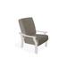 Telescope Casual St. Catherine Deep Patio Chair w/ Cushions Plastic in White | 36.25 H x 30 W x 35.25 D in | Wayfair KK7689A01