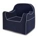 P'kolino Reader Chair Foam in Blue | 19.4 H x 24 W x 22.5 D in | Wayfair PKFFRCNBL