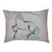 Tucker Murphy Pet™ Carmean Japanese Vintage Watercolor Horse Dog Pillow Polyester in Green/Gray | 7.1 H x 52 W x 42 D in | Wayfair