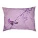 Tucker Murphy Pet™ Carmean Vintage Japanese Bird & Blossoms Watercolor Dog Pillow Polyester/Fleece in Indigo | 7.1 H x 52 W x 42 D in | Wayfair