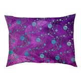 Tucker Murphy Pet™ Byrge Planets Stars Dog Pillow/Classic Polyester in Blue/Indigo | 9.5 H x 28 W x 18 D in | Wayfair