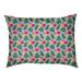 Tucker Murphy Pet™ Campion Tropical Cat Bed Designer Pillow Fleece, Polyester in Pink/Green | 17 H x 42 W x 52 D in | Wayfair