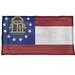 Winston Porter Enrik Georgia Flag Sham Polyester | 23 H x 31 W x 1 D in | Wayfair D67E83E6D97E480794D0B73F8F1FB52A