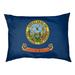 Tucker Murphy Pet™ Burien Idaho Flag Dog Pillow Polyester/Fleece in Blue | 17 H x 42 W x 52 D in | Wayfair BCC32ACF84EE4FD89925F2913FC485D4