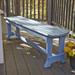 Uwharrie Outdoor Chair Carolina Preserves Picnic Bench Wood/Natural Hardwoods in Gray | 18.25 H x 66 W x 14 D in | Wayfair C098-P79