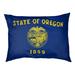 Tucker Murphy Pet™ Burien Oregon Flag Designer Pillow Fleece, Polyester | 14 H x 42.5 W x 32.5 D in | Wayfair CFFE1EA825404716B0C0E9FCA91075C9