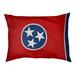 Tucker Murphy Pet™ Burien Tennessee Flag Dog Pillow Polyester/Fleece in Red | 9.5 H x 29.5 W x 19.5 D in | Wayfair 8BC8AB69C0D845AA8B5632486071A4C4