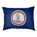 Tucker Murphy Pet™ Burien Virginia Flag Dog Pillow Polyester/Fleece in Blue | 17 H x 42 W x 52 D in | Wayfair FBB756708F03477E97E0D66FFEF4A29E