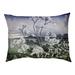 Tucker Murphy Pet™ Burkart Mt. Fuji Through the Cherry Blossoms Dog Pillow Polyester in Blue/Indigo | Large (42.5" W x 32.5" D x 14" H) | Wayfair