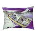 Tucker Murphy Pet™ Casias Katsushika Hokusai Ushibori in Hitachi Province Outdoor Cat Designer Pillow Fleece, | 9.5 H x 29.5 W x 19.5 D in | Wayfair